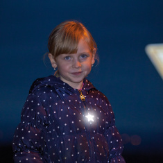 Reflexní taháček hvězdička fialová Reflexní taháček hvězdička fialová